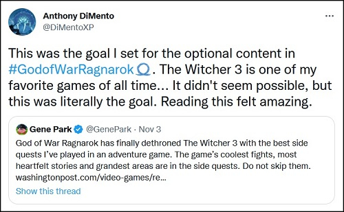«Это казалось невозможным»: как The Witcher 3: Wild Hunt помогла God of War Ragnarok стать лучше