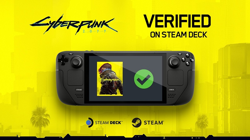 Cyberpunk 2077 прошла проверку Valve и получила полную совместимость со Steam Deck