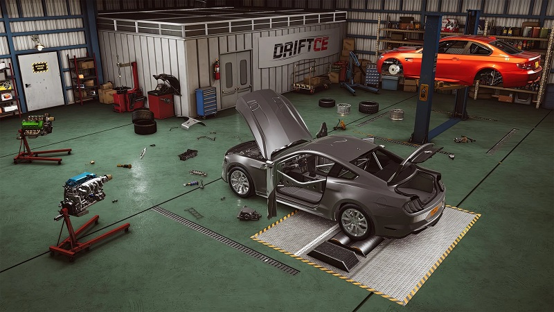 Симулятор дрифт-гонок DRIFTCE научит жечь резину и настраивать машину в гараже