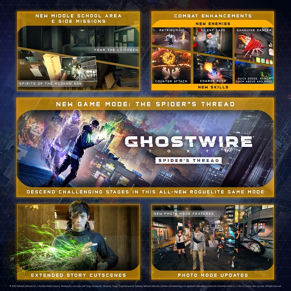 Bethesda раскрыла, когда Ghostwire: Tokyo появится на Xbox и в Game Pass — в один день с этим игра получит роглайт-режим и новый сюжетный контент