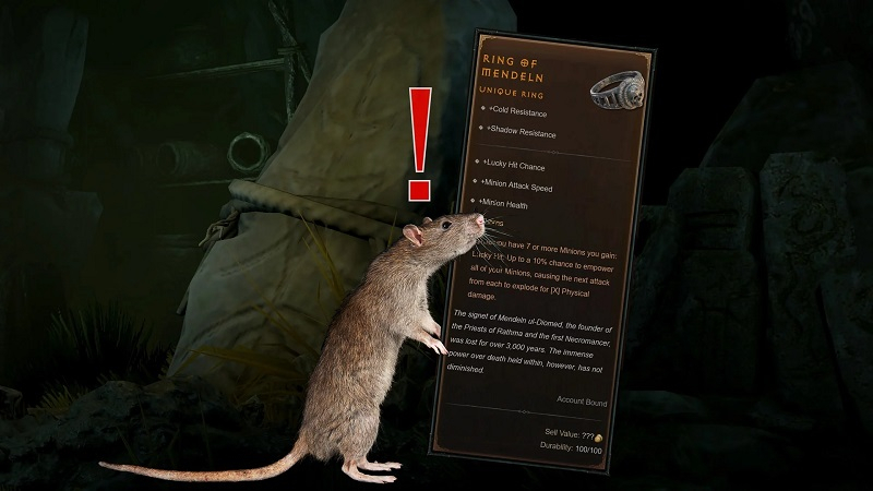 Новая фанатская теория превратила Diablo IV в натуральные крысиные бега — погоня за грызунами поможет получить легендарное снаряжение