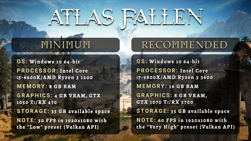 «Похоже, игра хорошо оптимизирована»: системные требования Atlas Fallen от создателей Lords of the Fallen и The Surge приятно удивили геймеров