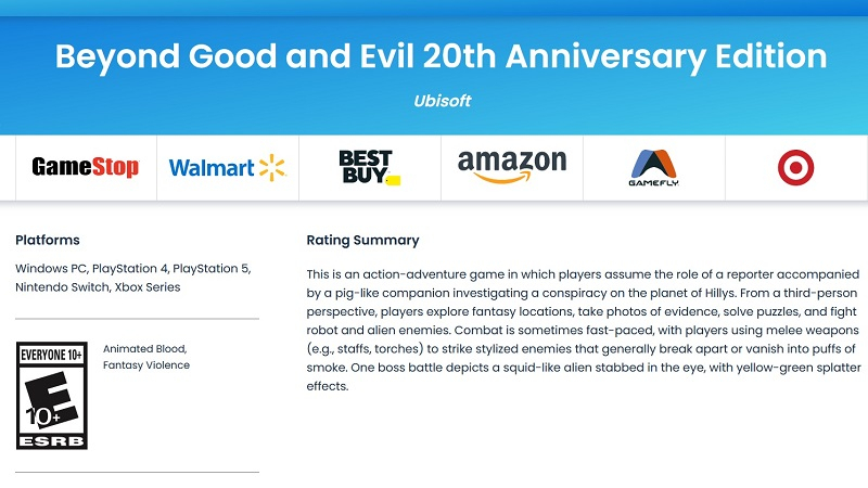 Beyond Good and Evil 20th Anniversary Edition засветилась в новой утечке — Ubisoft готовит переиздание культовой игры