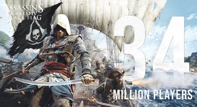 Assassin’s Creed IV: Black Flag исполнилось 10 лет — Ubisoft раскрыла, сколько людей сыграло в игру к годовщине 