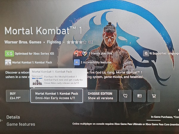 Microsoft случайно рассекретила, когда Омни-мэн появится в Mortal Kombat 1