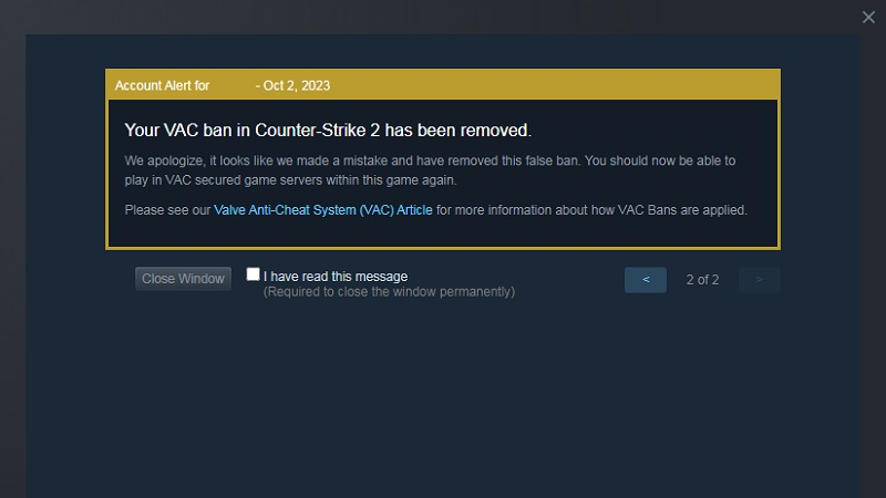 Valve осознала, что блокировала игроков Counter-Strike 2 на Windows 7 по ошибке