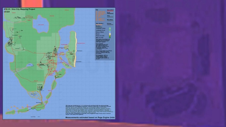Фанаты считают, что нашли на постере GTA VI карту мира игры и указание на дату выхода следующего трейлера 