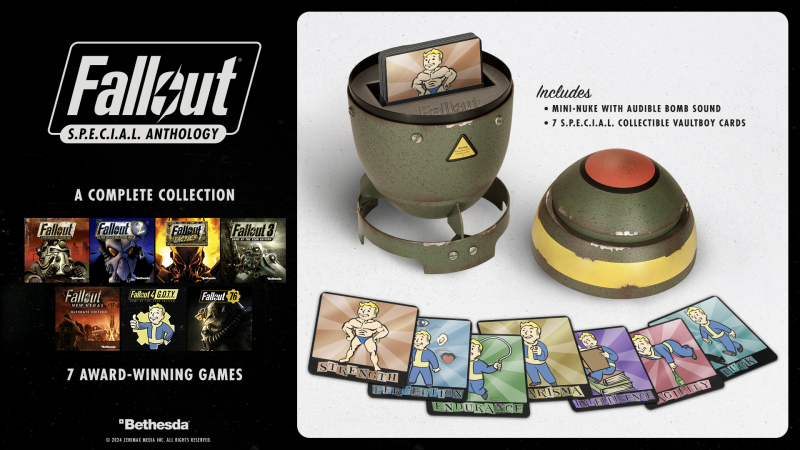 Bethesda анонсировала сборник Fallout S.P.E.C.I.A.L. Anthology для ПК — семь игр серии в миниатюрной ядерной бомбе 
