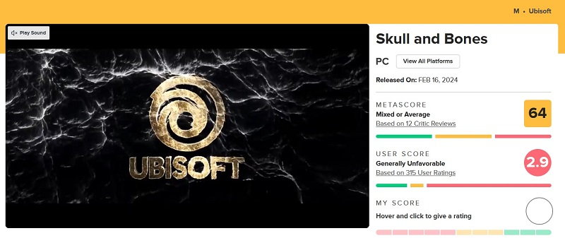 Критики и геймеры вынесли вердикт Skull and Bones — первой AAAA-игре от Ubisoft 
