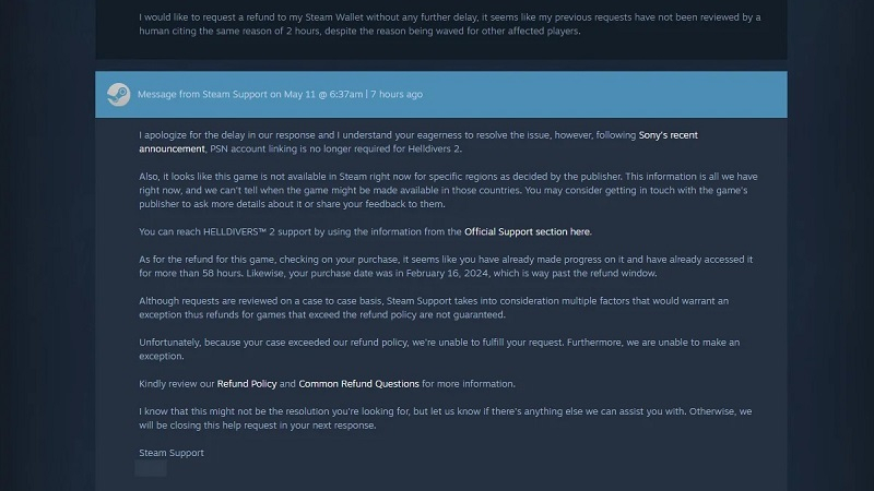 «Хорошего мало»: Steam-версию Helldivers 2 сняли с продажи в 180 странах из-за Sony, а не Valve 