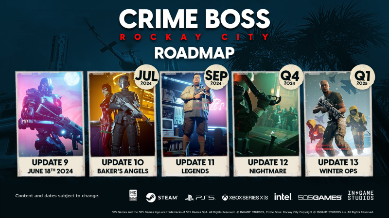 Кооперативный шутер Crime Boss: Rockay City в духе Payday ворвётся в Steam с новым DLC — дата выхода и специальное предложение на релизе 