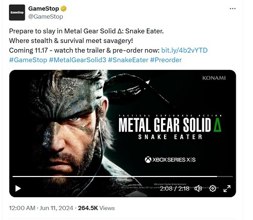 Американский ретейлер «засветил» дату выхода Metal Gear Solid Delta: Snake Eater, но это не точно 