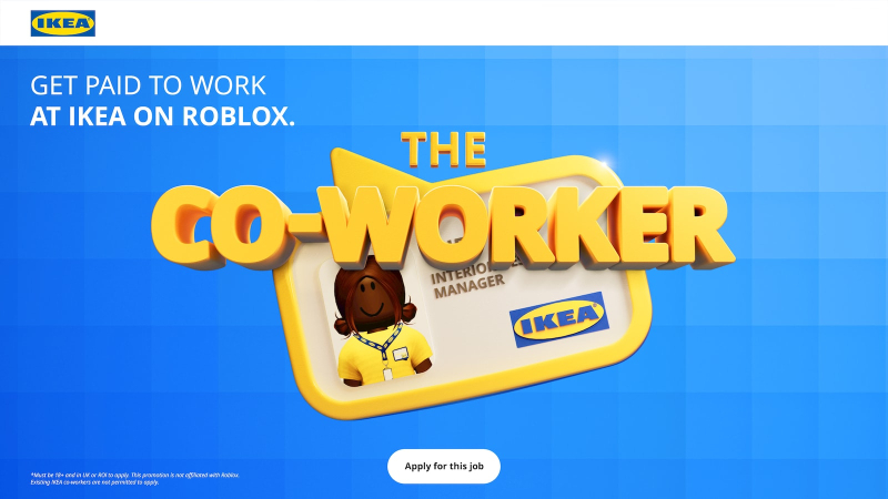 Ikea откроет виртуальный магазин в Roblox — в него можно будет устроиться на оплачиваемую работу 