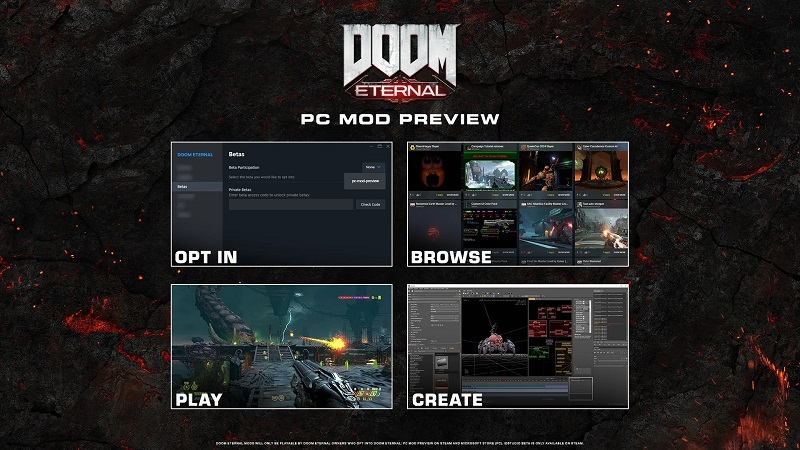 Официальная поддержка модов наконец пришла в Doom Eternal — в Steam уже стартовала «бета» 