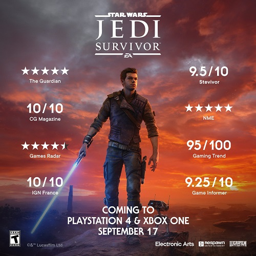 «Плавный опыт при 5 кадрах/с»: Electronic Arts объявила, когда Star Wars Jedi: Survivor выйдет на PS4 и Xbox One 