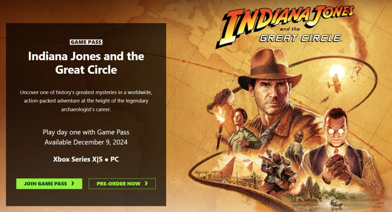 Microsoft представила золотую Xbox Series X в стиле Индианы Джонса к выходу игры Indiana Jones and the Great Circle 